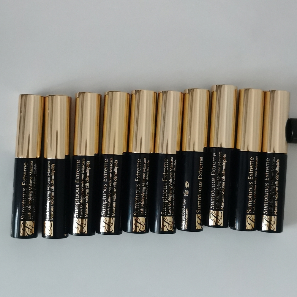 10 pack Estee Lauder sumptuous extreme lash multiplying volume mascara mini size